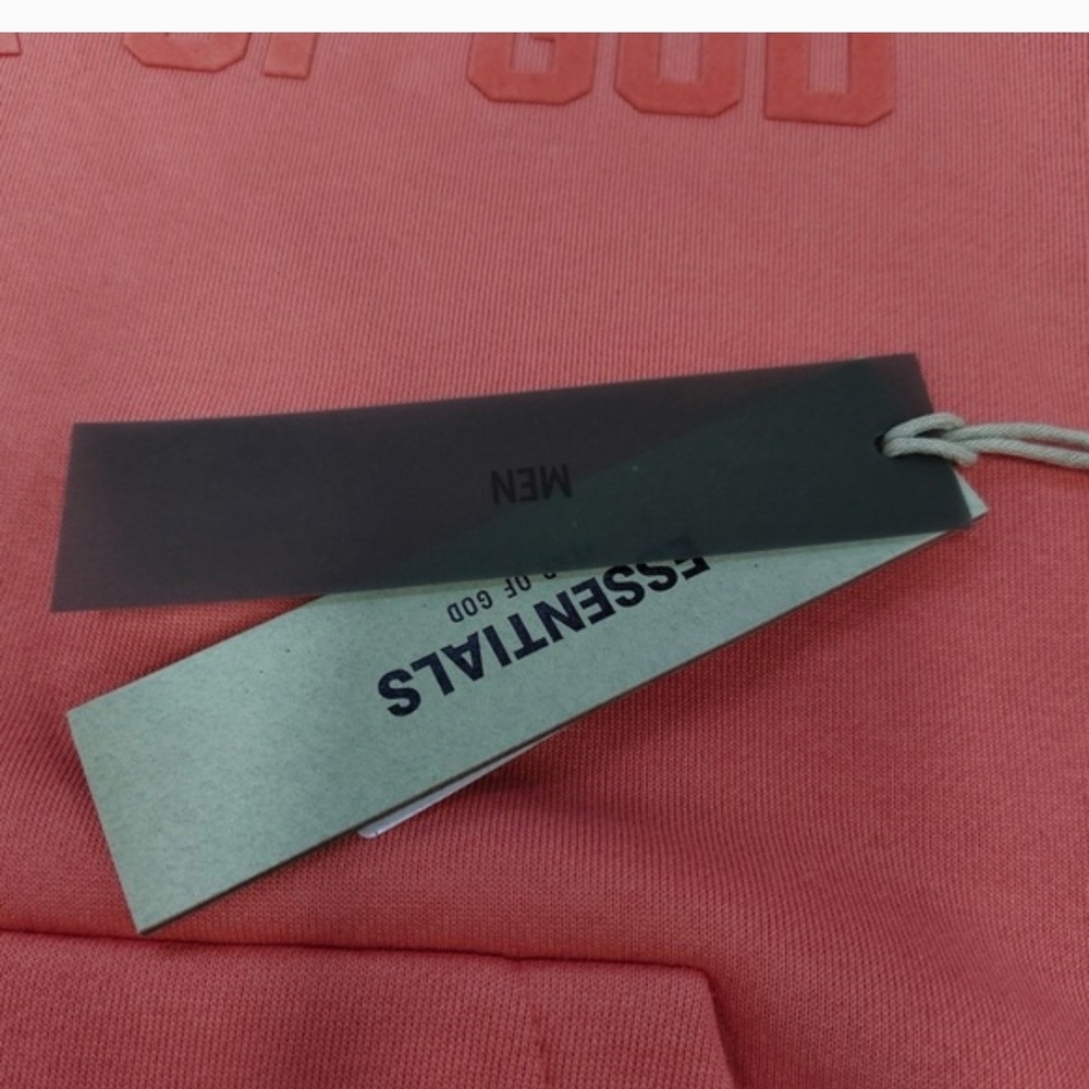 Fear Of God Essentials Men's Coral Hoodie Sweatshirt